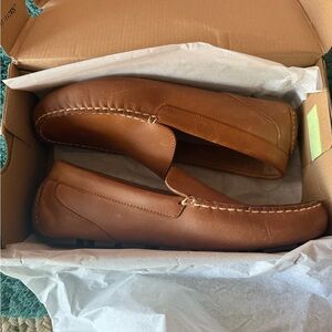 Sperry Tan Leather Loafers for Men